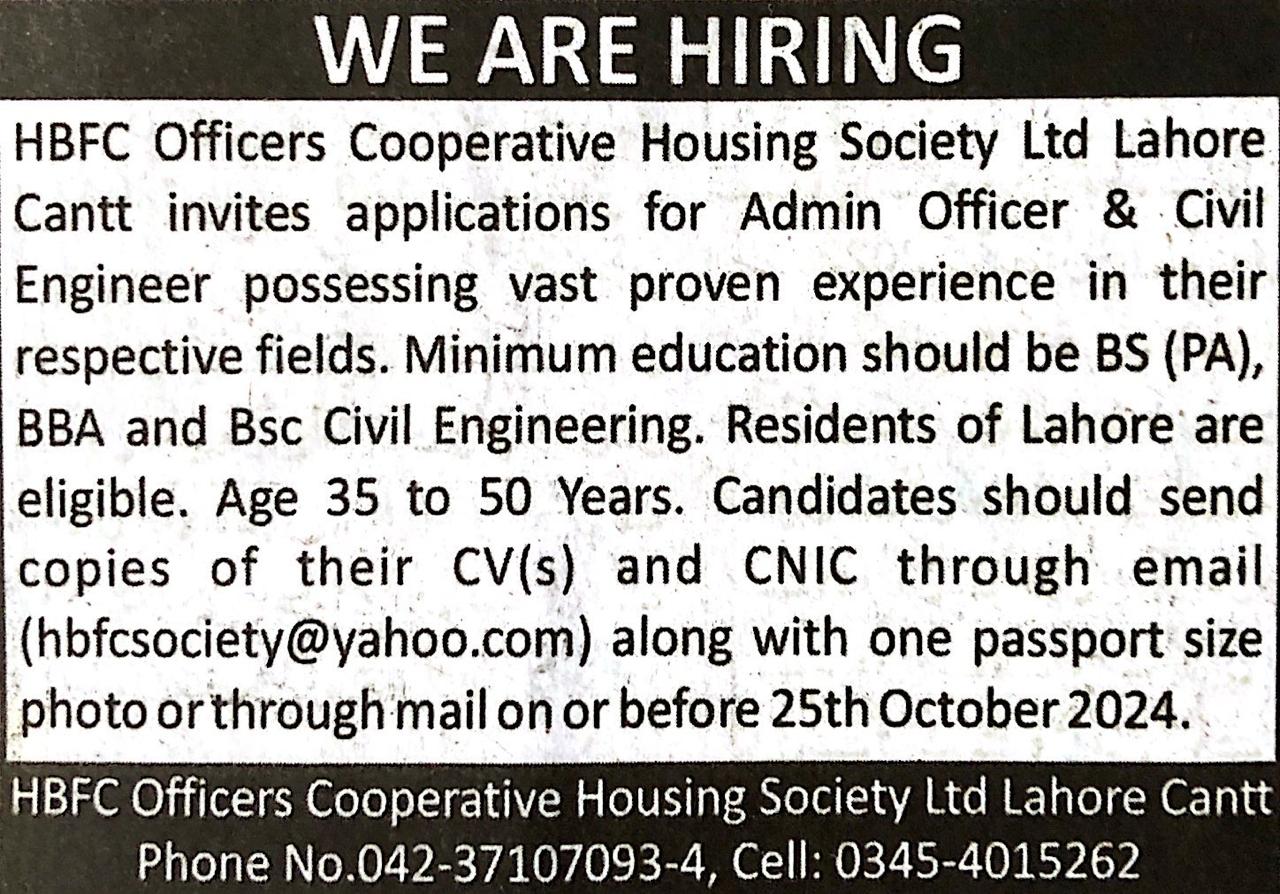 Admin Officer